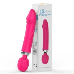 Wand Massager With Dildo Head