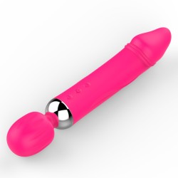 Wand Massager With Dildo Head