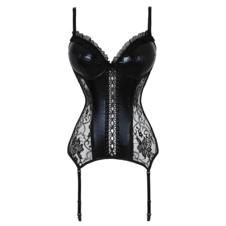 Charming Black Breathable Corset For Ladies