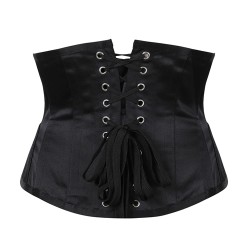 Pure Black Ladies Gothic Short Body Shaper