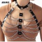 Punk Gothic Leather Body Harness