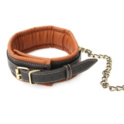 Bronze Chain Collar With Cuffs