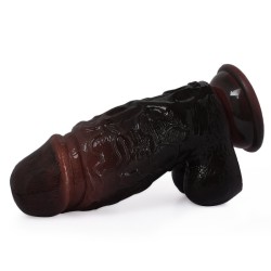 Suction Cup Thick Dildo - 6.3 inch