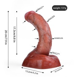 Ultra Realistic Dildo with Ball - 7.9 inch