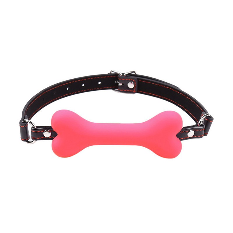 Dog Bone Padlock Open Mouth Gag