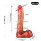 Ultra Realistic Dildo with Ball - 8.5 inch