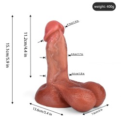 Ultra Realistic Dildo with Suction Cup - 5.9 inch