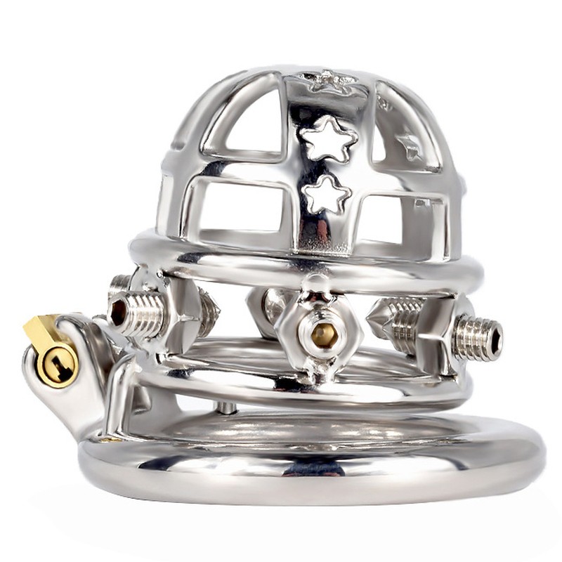 Star Chastity Cage With Spikes