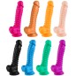 Colorful Silicone 21 cm/8.3 inch Realistic Dildo