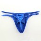 Heat On Fire Patent Leather Strappy Panties For Men