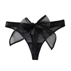 New Girls Satin Ribbon T-back Sexy Panty