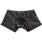 Men's Faux Leather Easy To Open Boxer Brief