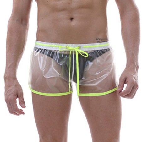 Fashion Men See-through Environmental Boxer Brief