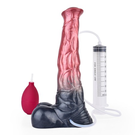 Squirting Fake Horse Realistic Animal Dildo - L