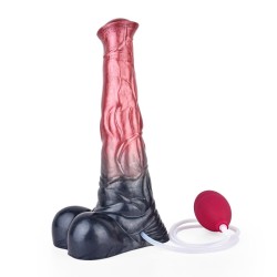 Squirting Fake Horse Realistic Animal Dildo - L