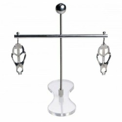 Tower of Pain Nipple Clamps with Plexiglass Bottom