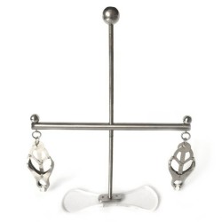 Tower of Pain Nipple Clamps with Plexiglass Bottom