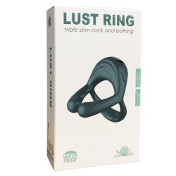 Lust Vibration Tripe Cock Ring