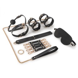 Real Leather Bondage Kit With Handbag