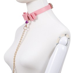 Bow Bondage Neck Collar