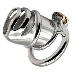 Detained Stainless Steel Chastity Cage