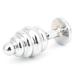 Thread Butt Plug With Spiral Diamond