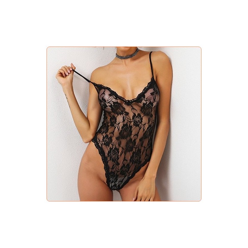 Hot Selling Strappy Lace Jampsuit One-piece Suit