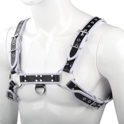 Black With Red Edge Chest Harness