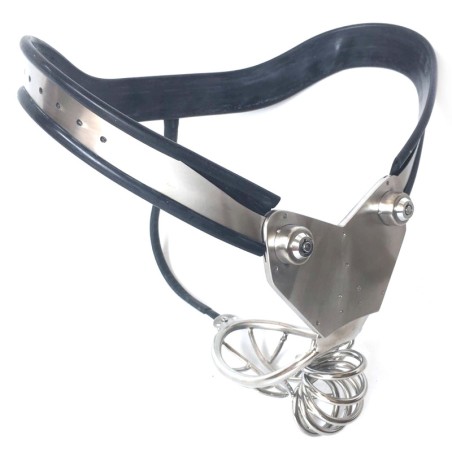 EMCC  T-Back Hollow Cage Chastity Belt