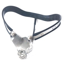 EMCC  T-Back Hollow Cage Chastity Belt