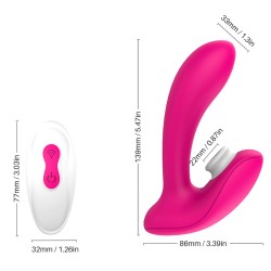 Tricker Suction Strap On Vibrator