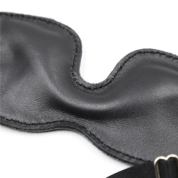 Real Leather Thicken Blindfold