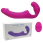 Double Rider Strapless Strap - on Vibrator - Wireless