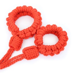 Rope Adjustable Ankle  &amp; Wrist Cuffs