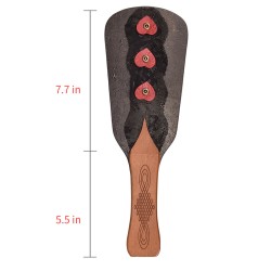 Wooden Handle Heart Paddle