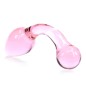 Pink Glass Prostate Stimulation