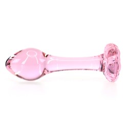 Pink Glass Butt Plug