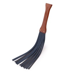 Cowhide Tassel Fun Wooden Flogger