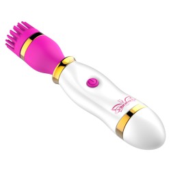 Brush Head Magic Wand Vibrator