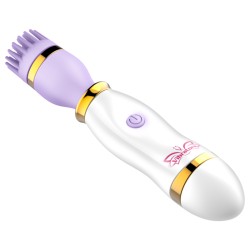 Brush Head Magic Wand Vibrator