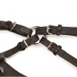 Steam Punk Strap On Harness With Cuffs