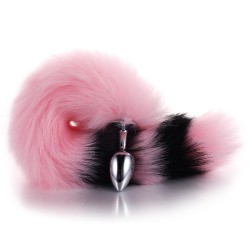 Colorful Fox Tail Anal Plug