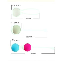 Exchangeable Silicone Kegal Balls Kit - 6 Pcs