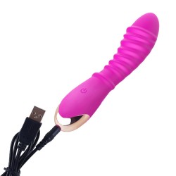 Thread Silicone Dildo Vibrator