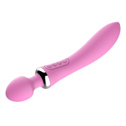 Double Head Heating Wand Vibrator