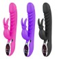 LCD Heating Silicone Rabbit Vibe