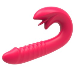 Crazy Tongue Thrusting Strap-on Vibrator