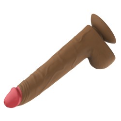 Rotation Wireless Realistic Dildo - 8.9"