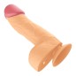 Rotation Wireless Realistic Dildo - 6.8"