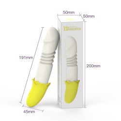 Thrusting  Banana Vibrator